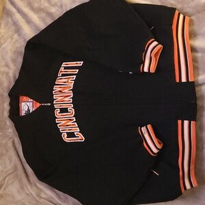 **Mitchell & Ness** Cincinnati Bengals Wool Varsity Bomber Jacket